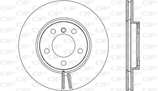 OPEN PARTS Тормозной диск BDR2610.20